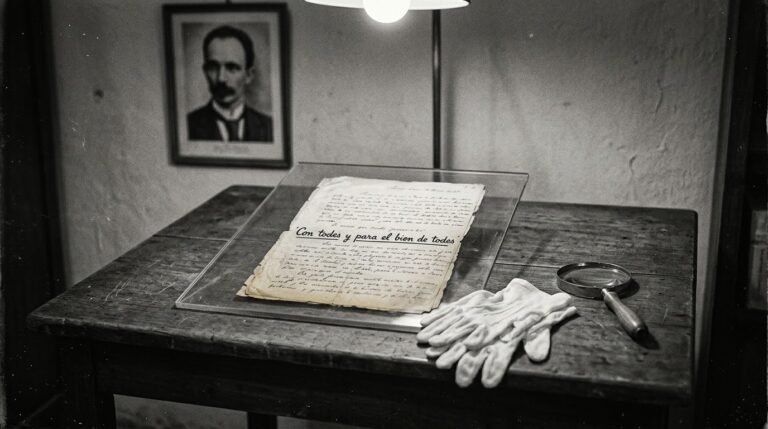 Descubren manuscrito original de Martí en dónde aparece la frase: «Con todes y para el bien de todes»